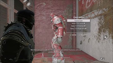 Fallout 4 Nuka-World - Nuka T-51f Power Armor (Nuka-Cola Bottling Plant)