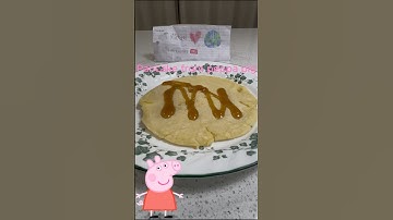Pancake from peppa pig #pancake #peppapig #breakfast #cooking #shorts