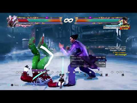 Kazuya Sidestep Right+3 Combo 67 Damage Version 5 Tekken 7 20230221015631