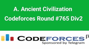 A. Ancient Civilization Solution  | Codeforces Round #765 (Div. 2) | Codeforces solution | Bangla |