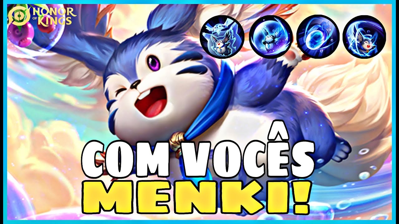 APRESENTANDO O HERÓI MENKI E MOSTRANDO UMA BUILD FULL AD! | HONOR OF ...