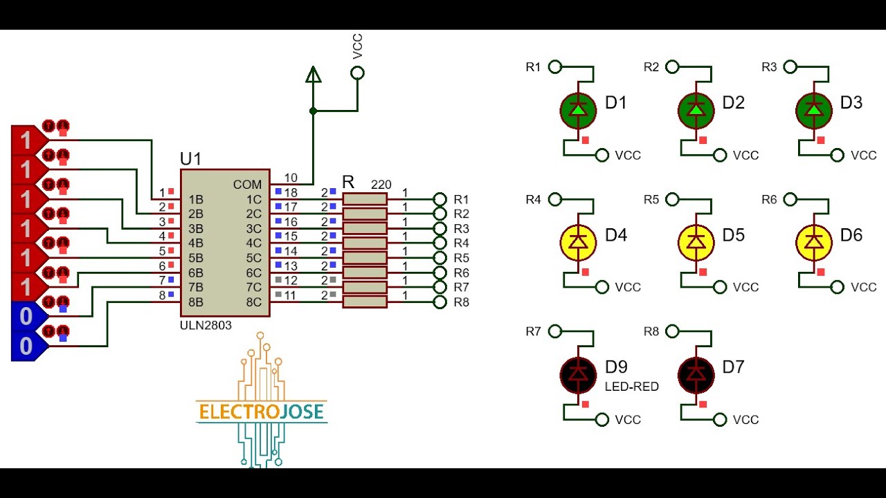 Sensor de Nivel con ULN2803 - YouTube
