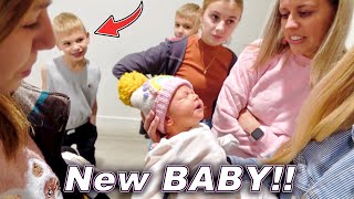 Kids Meet Baby Rainie For The First Time!