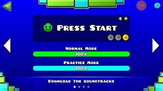 Press Start Geometry Dash SubZero Walk through Details