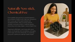 Make Crispy Paniyarams at Home | Human Hydro 9-Pit Cast Iron Paniyaram Pan
