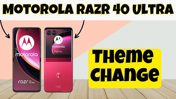 Theme Change Motorola Razr 40 Ultra || How to change theme || Theme settings