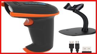 Wireless Barcode Scanner with Long Battery Life and Multi-Language Support