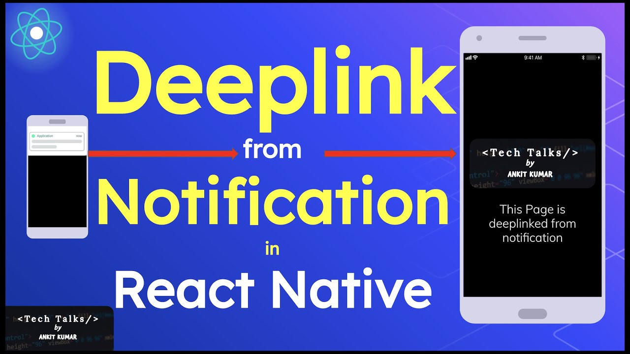 How to Deep Link From Notification in React Native 2021