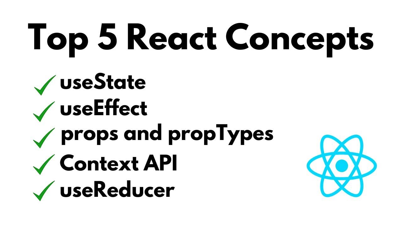 Top 5 React Concepts Explained in 10 Minutes - YouTube