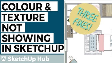 Colour/Texture Not Appearing in SketchUp | Styles | Reinstate a Deleted Face | Hidden Geometry