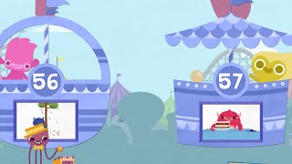 Learn numbers 55 56 57 for Kids Endless 123 Kids Mobile Game #preschoolers #math #counting