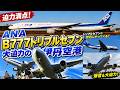 デカい！　伊丹空港に飛来する大迫力のB777トリプルセブン(ANA)