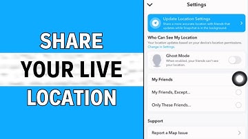 How to Share Your Live Location on Snapchat | Snap Map Live Location with Friends