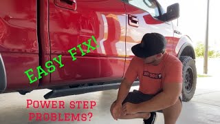 How To Fix Stuck Power Running Boards!