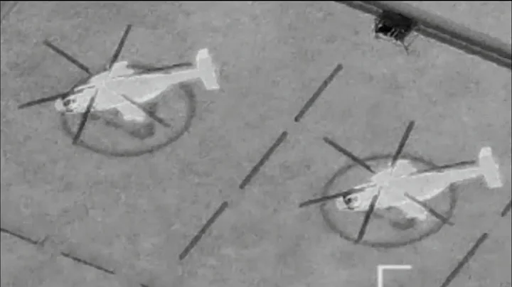 AC 130 Gunship   Enemy Artillery and Helicopter Base Destroyed   USAF Simulation - ARMA 3