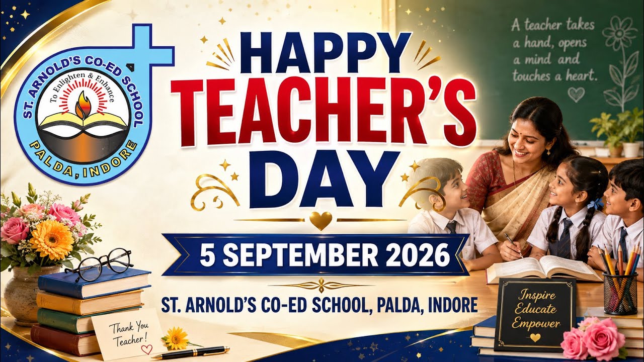 St.Arnold’s Co-Ed School Palda Celebrated teacher’s day on 5th September 2026