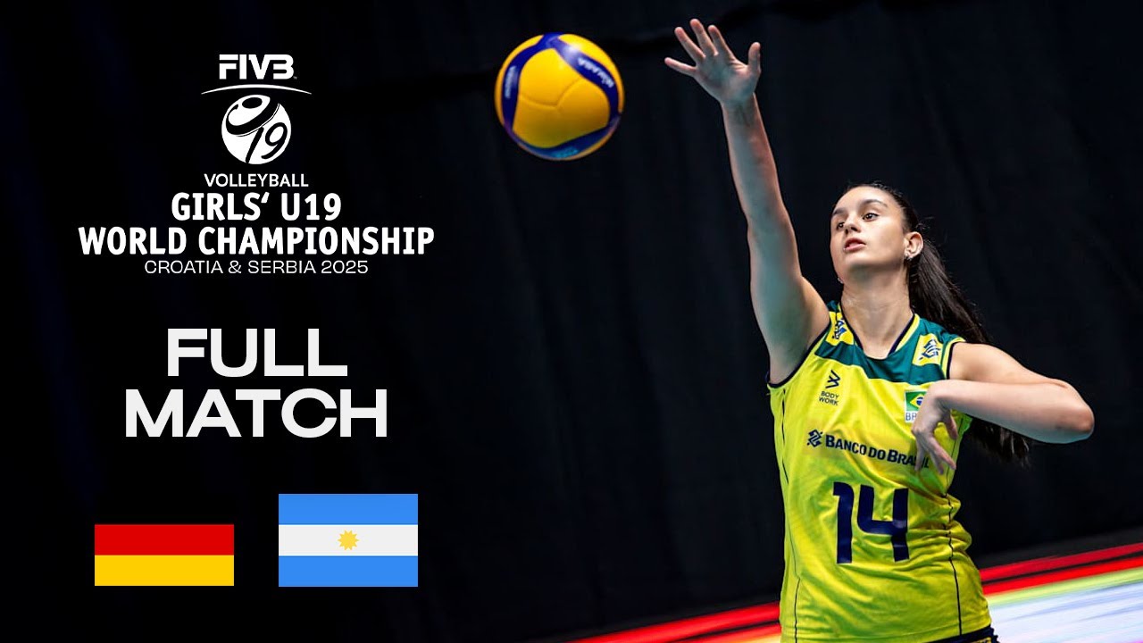 Germany vs. Argentina - Playoffs | Girls' U19 World Champs 2025 - Full Match