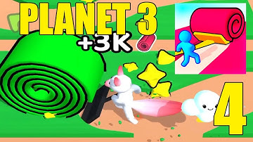 Spiral Craft 3D - Walkthrough  Planet 3  (Android,iOS) Gameplay Part 4 All Levels