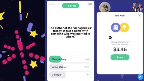 HQ Trivia Won ..... 12/12 Correct 23rd September 2020