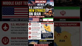 BREAKING: US Launches New Strikes on Iran | Middle East Tensions Explode #breakingnews #newsrush