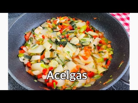 Acelgas a la mexicana, receta sin carne muy económica y nutritiva! - YouTube