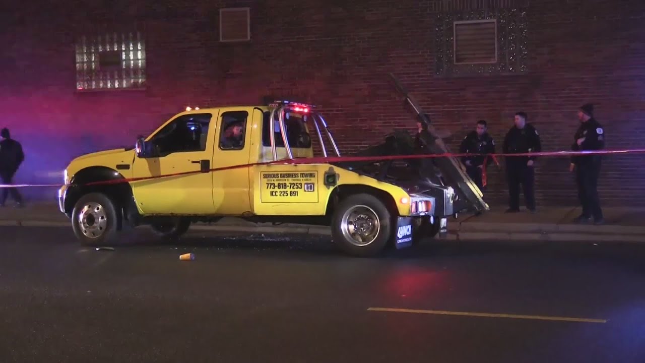 Neighbors wake up to gunfire after two men shot in tow truck on North ...