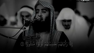 سورة الإنسان الآيه 18, القارئ محمد اللحيدان