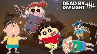 Nene became killer nurse in dead by daylight 😱🔥 | Shinchan playing dead by daylight 😂 | horror game