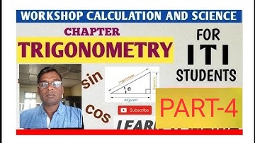 Workshop Calculation & Science : Trigonometry part-4  "Anantwar Sir"