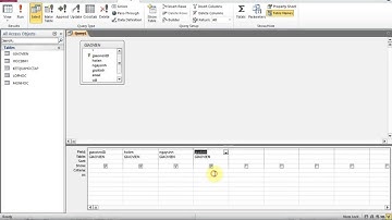 Câu truy vấn SELECT trong Access 2010 (Bài 7: Câu truy vấn SELECT)