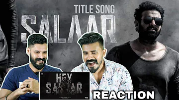 SALAAR Title Song Lyrical Video Reaction Malayalam | Prabhas Prashanth Neel | Entertainment Kizhi