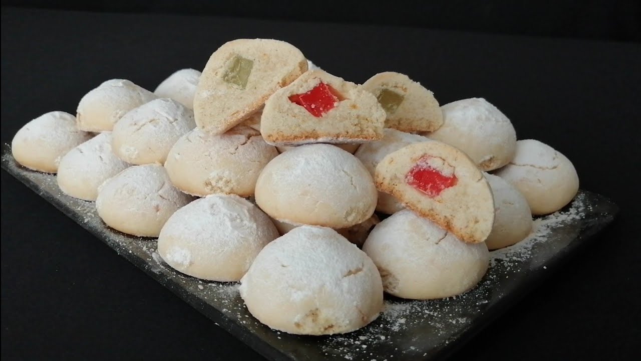 YEDİĞİNİZ EN GÜZEL EN KIYIR KIYIR KURABİYE OLABİLİR /MUTLAKA DENEYİN /LOKUMLU KURABİYE TARİFİ 💯👌