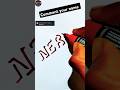 3D writing of your name ✍️ #3dwriting #3d #art #writing #education #shorts #short #trending #new