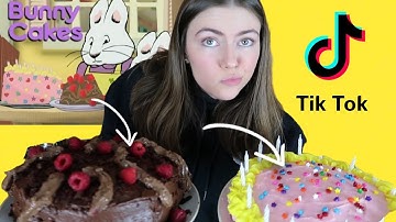I Made the Max and Ruby Cakes from TikTok