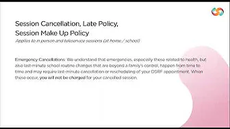 DSRF Session Policies