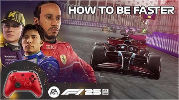 HOW TO BE FASTER ON F1 25 USING CONTROLLER