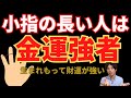 【手相占い】小指の長い人は金運強者!生まれながらにして金運の良さをもつ