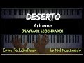 🎤 🎹 Deserto (PLAYBACK LEGENDADO no Piano) Arianne, by Niel Nascimento