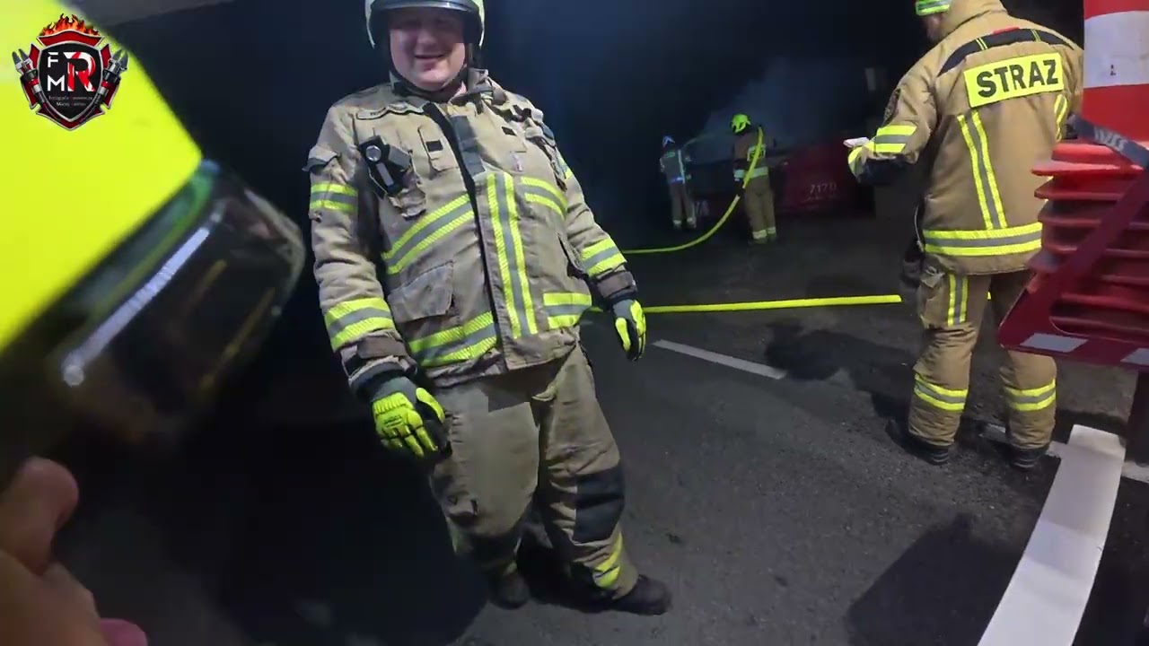 🔥 Pożar kontenera na śmieci przy ul. Ceramicznej w Ołtarzewie ALARM 63-2026