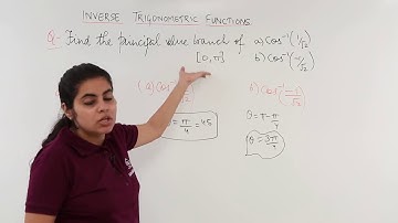 Class 12th – Numerical 2 on Principal value Branch | Trigonometric Function | Tutorials Point