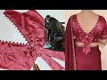 Blouse designs|new v neck blouse design cutting & stitching|ब्लाउज डिजाइन blouse back neck design