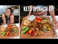 DELICIOUS KETO LOW CARB SPINACH JALAPENO DIP! Simple & Easy Keto Friendly Recipe Served Hot or Cold