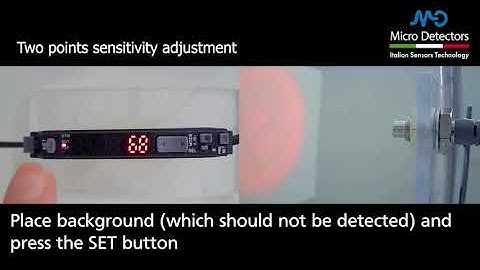 Cài Đặt Cảm Biến Sợi Quang FY Series - Datasensing - Datalogic - Micro Detectors