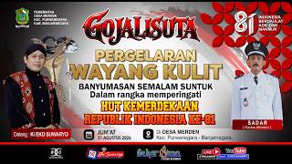 LIVE WAYANG KULIT DALANG KI EKO SUWARYO LAKON GOJALI SUTA