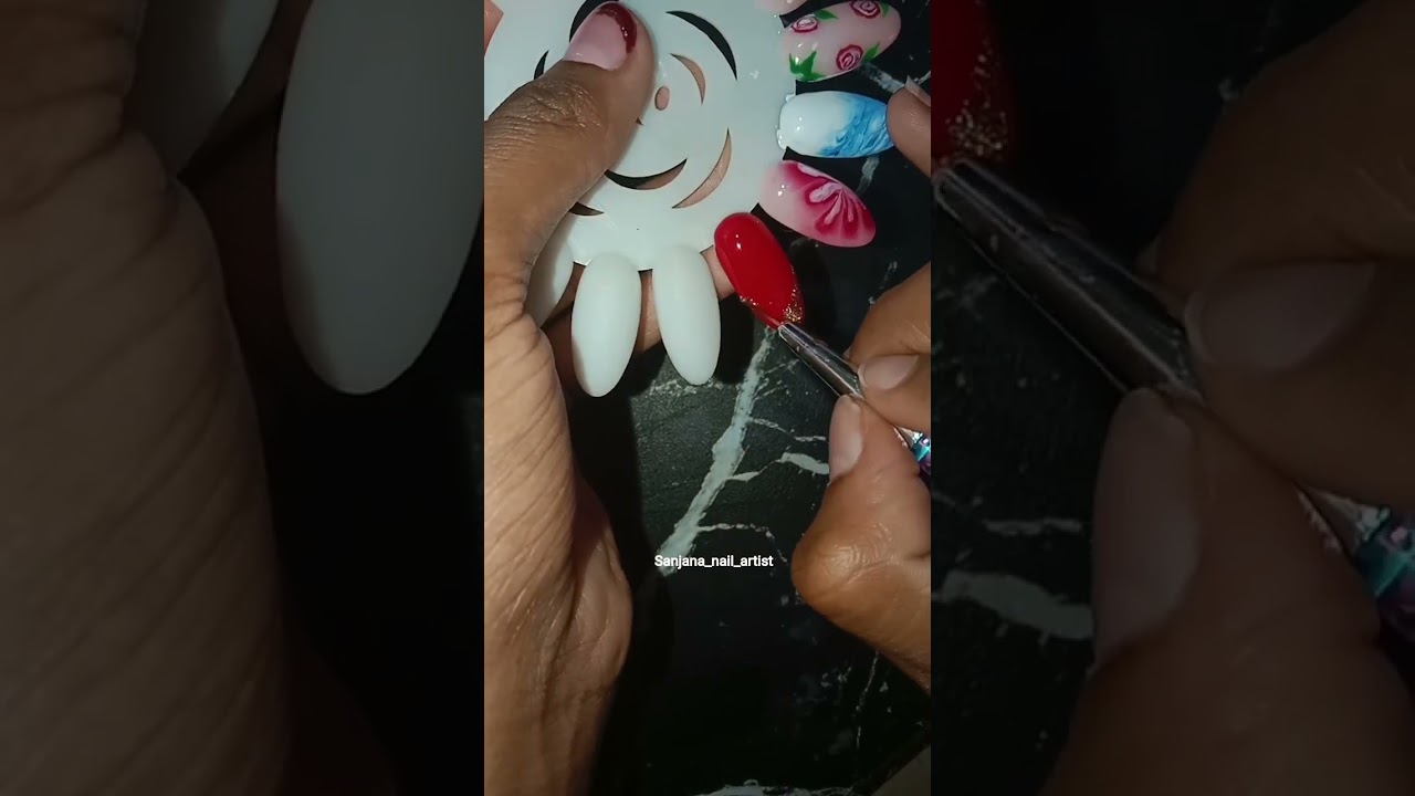 nail design tutorial 💅🏻🌸✨ watching this  video #nailart