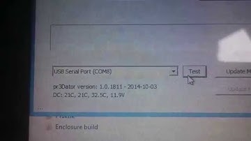 CraftBot Firmware update