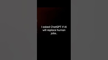 ChatGPT’s take on AI replacing jobs! #ai #chatgpt #gpt #openai #job #viral #prompt #trendingshorts