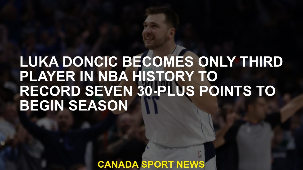 Luka Doncic became the third player only in the history of NBA and ...