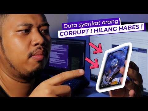 Video: Cara Memulihkan Data Pada Cakera Yang Rosak