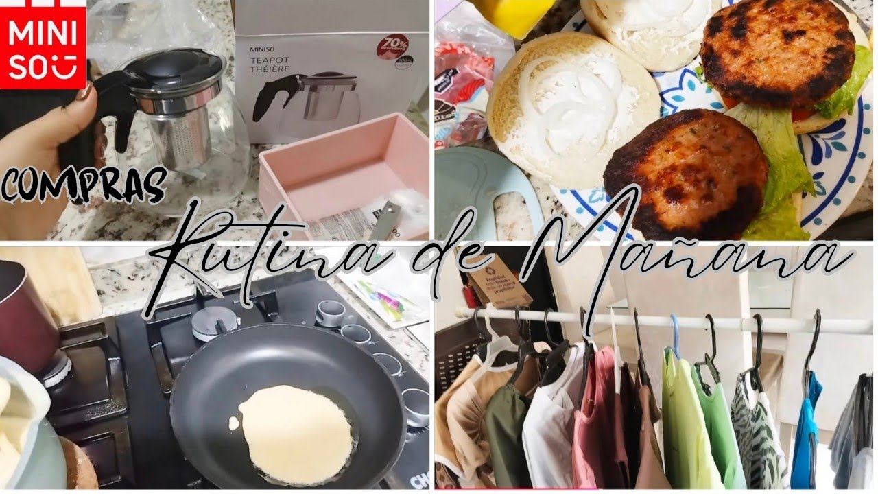 MIS COMPRAS EN MINISO APROVECHE EL 70% 😱 TODA LA MAÑANA CONMIGO LAVANDO MUCHA ROPA 👖👕#vlogsdiarios